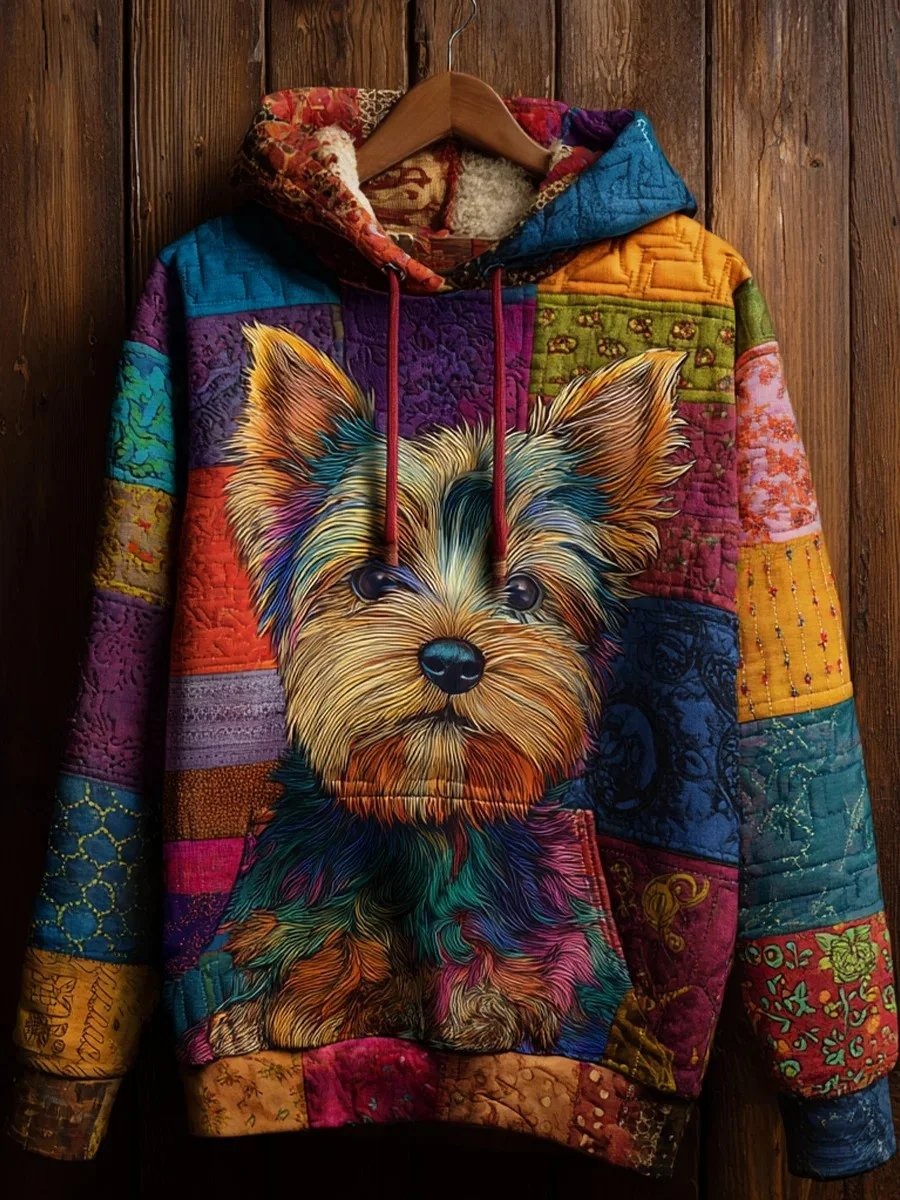 Men's Animal Art Print Hoodie